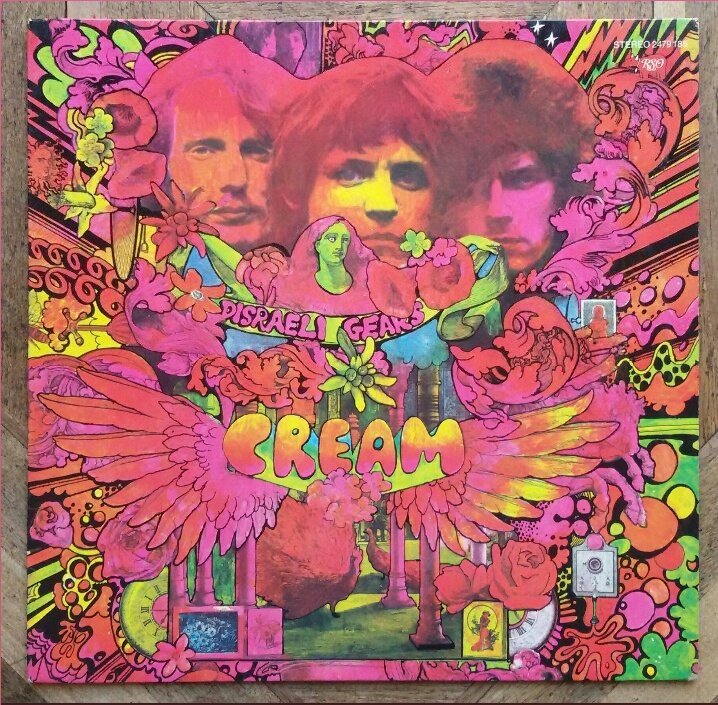 #NowPlaying
'Disraeli Gears'
by CREAM of 1967
Their legendary second album,
released today in 1967.
One of my favourit bands
#GingerBaker #JackBruce #EricClapton 
#CREAM