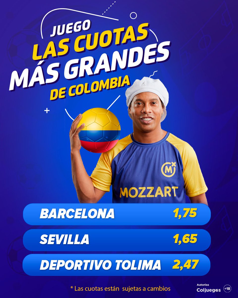 Las cuotas más altas las encuentras en Mozzart Bet ¿Qué esperas? Sé un ganador hoy, ve a mozzartbet.com.co 💰💰💰

#mozzartbet #casinoenlinea