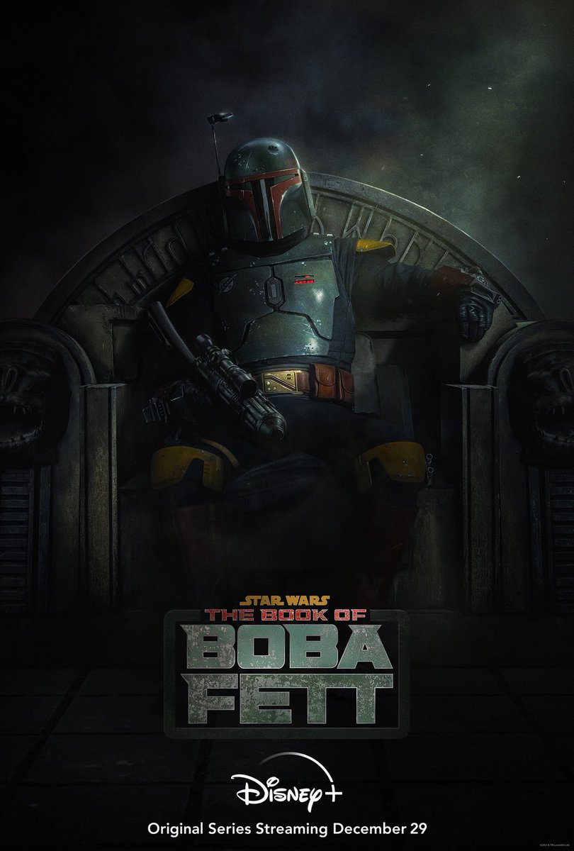 iamghostfaceNo1's tweet photo. 🌟ตัวอย่างแรกของ #TheBookOfBobaFett ที่กลับมาให้แฟนๆหายคิดถึง เล่าเรื่องราวของโบบาและเฟนเนคหลัง Mandalorian ss2 เพื่อปูทางเข้าสู่ ss3

จากโปสเตอร์ เราจะเห็นโบบานั่งบนบัลลังก์ Jabba the Hutt ตลค.ในภาคReturn of the Jedi และดูเหมือนว่าเขามีแผนบางอย่างเกี่ยวกับแจ๊บบาอีกด้วย!! https://t.co/BlCIHMuza7