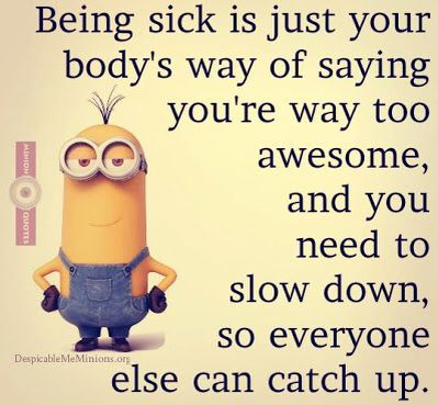 Sometimes you just need to take a day. Be awesome another day. #sickday #recovery #sobrietyjourney