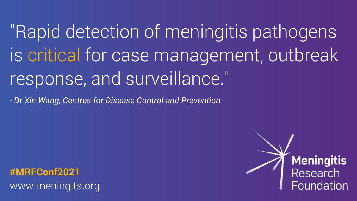 M_R_F's tweet photo. Rapid diagnostic tests have long been on our "wishlist" for effective diagnosis and treatment of meningitis.

We're delighted to be joined by @CDCgov's Dr Xin Wang, presenting on where we are now and what’s happening next with RDT development and deployment. https://t.co/zqeGAeegAA