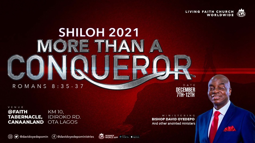 WinnersWLD's tweet photo. Shiloh 2021 loading….
#Shiloh2021
#MoreThanAConqueror https://t.co/u2aXzCCRXi