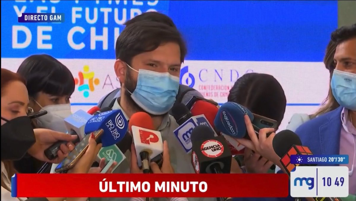 RocioDonoso_'s tweet photo. Nuestro futuro Presidente Gabriel Boric lo ha dicho constantemente, “Haremos los cambios con gradualidad para asegurar la estabilidad de Chile” #DebatePyme #BoricPresidente https://t.co/6Etd61GO5S