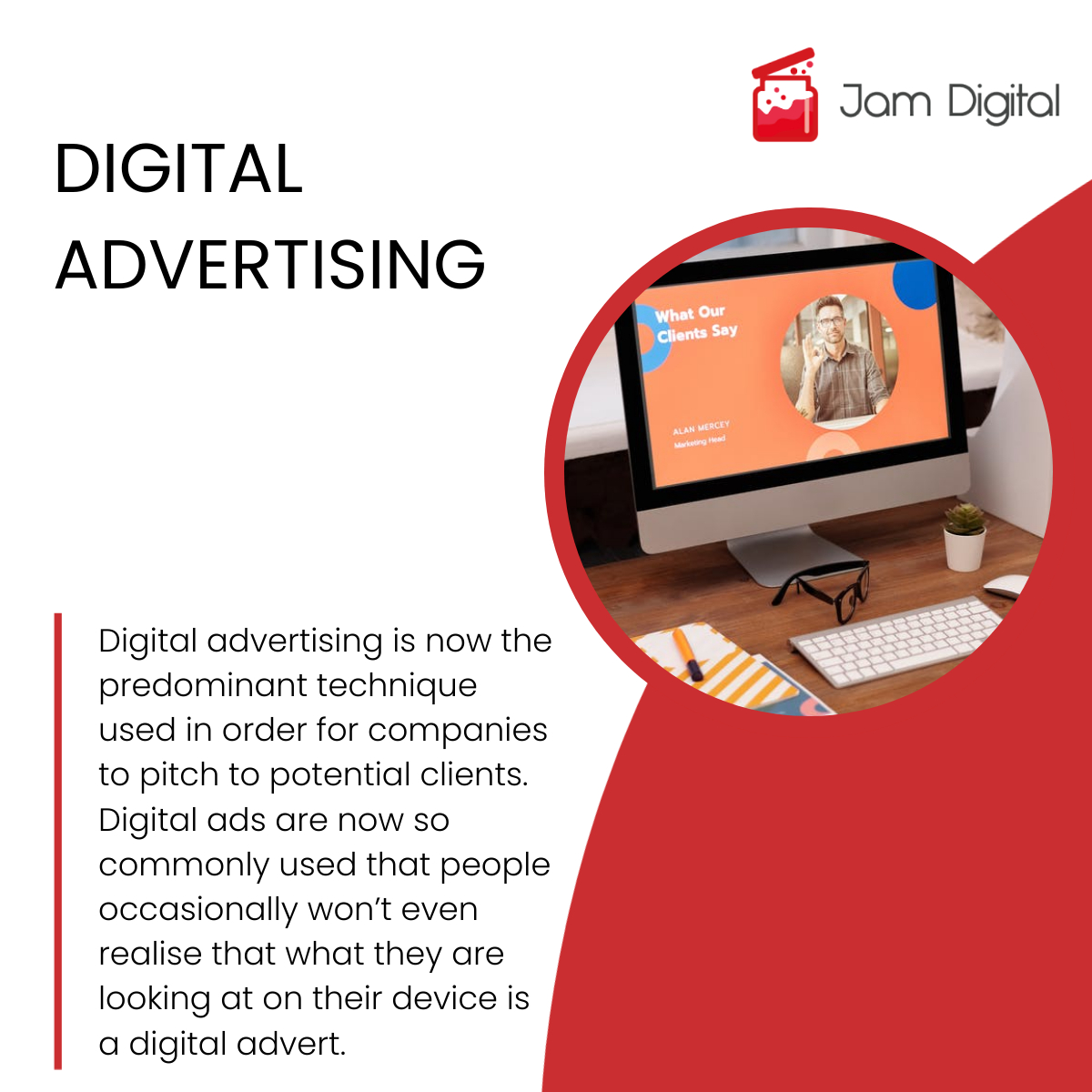 62% of people say they have been influenced to buy something by watching a video online.

We can create promotional content for users through multiple online and digital channels.

Book a meeting today to discuss digital advertising more: calendly.com/liam-jam