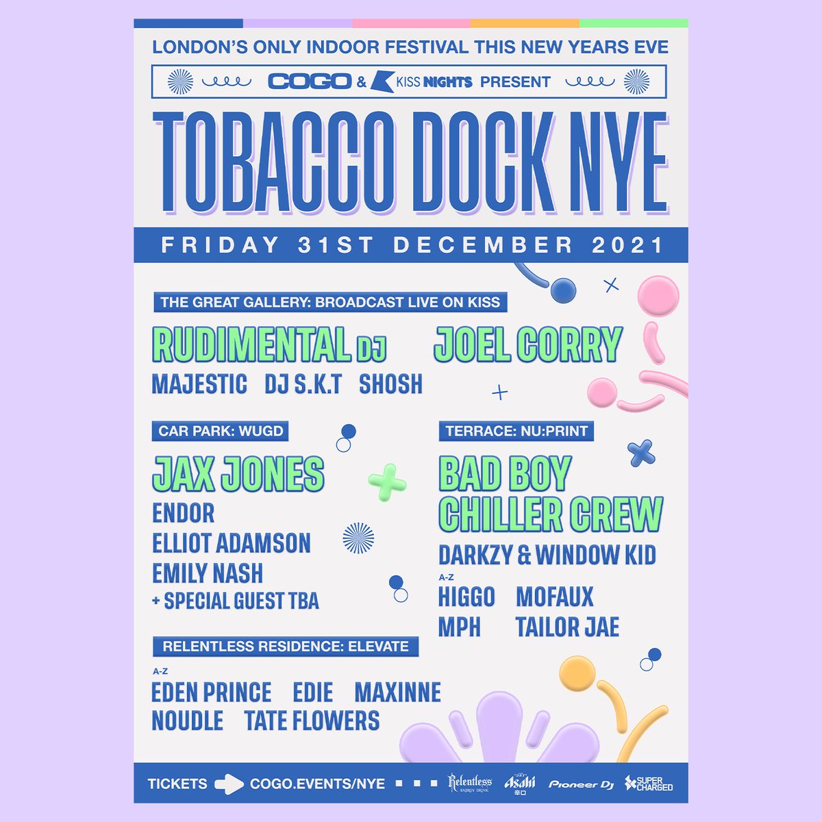 absolutely buzzing to announce this gig 🐝 <a href="/cogoevents/">COGO</a> &amp; @KissFMUK presents NYE @ <a href="/TobaccoDockLon/">Tobacco Dock London</a> ⚠️⚠️⚠️ (Ticket link in bio)
