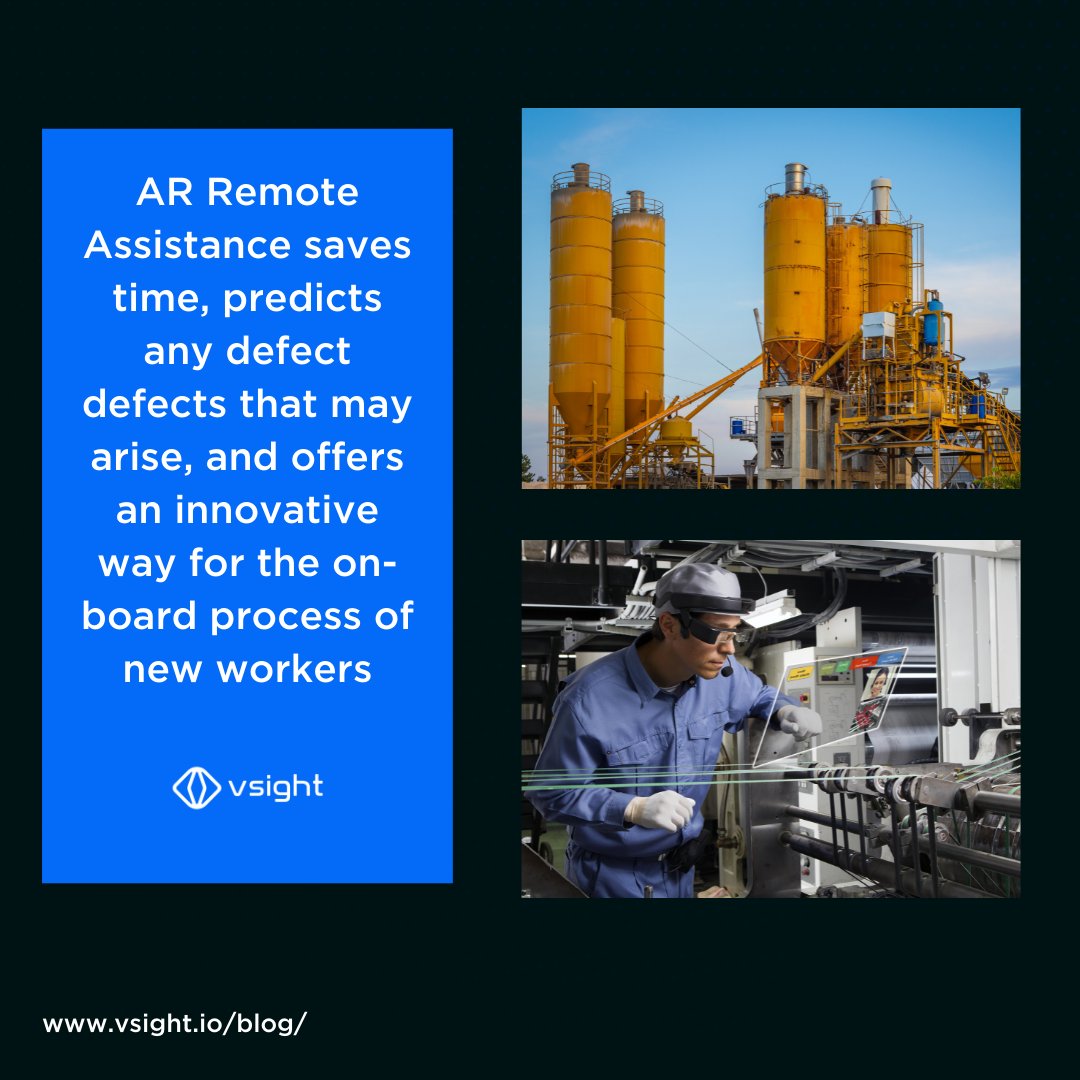 AR Remote Assistance allows to provide efficient support in the cement industry and improves the manufacturing processes.
👉🏻Check out our blog post to know more: bit.ly/3GMk0zF 

#virtualassistance #ar #augmentedreality #vsightremote #cement #cementplant #cementindustry