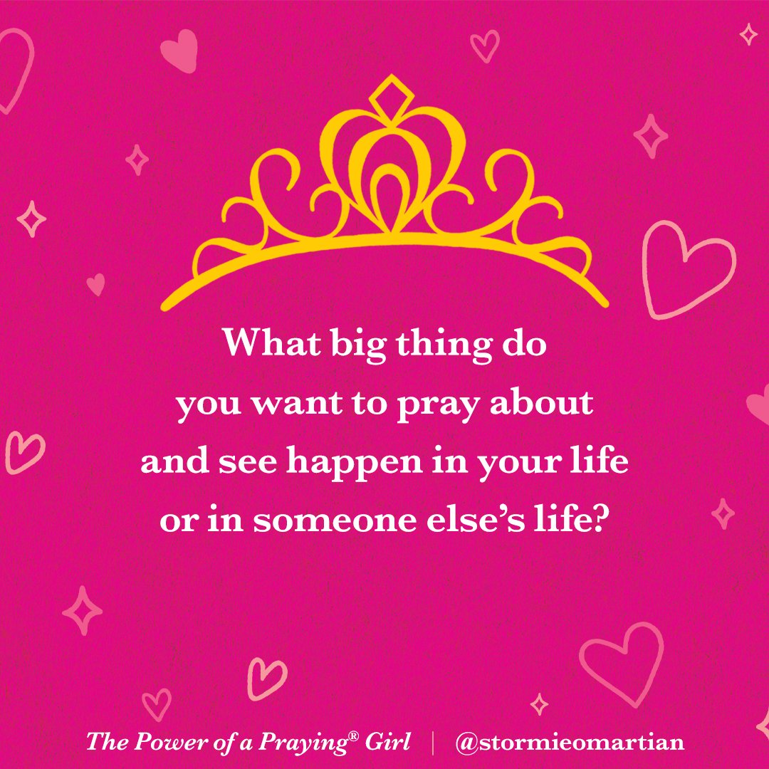 StormieOmartian's tweet photo. ๐Ask your girls!
Moms and Dads of daughters, you can use these as a conversation starter with your girls! Tag a friend with daughters so they can use it too.
๐"The Power of a Praying Girl" is OUT NOW! https://t.co/HNpxbJPyRV
#ThePowerofaPrayingGirl #TweenGirls https://t.co/NxxfZbdugR