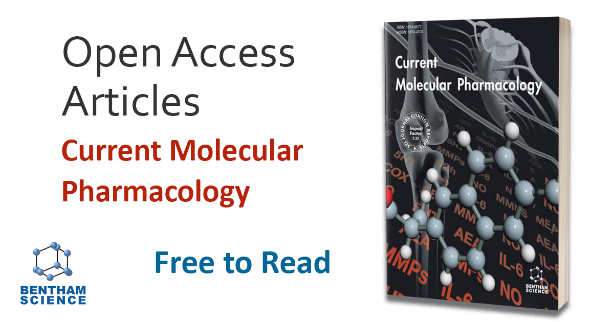 BenthamScienceP's tweet photo. Read the Open Access Plus Articles in the Journal, “Current Molecular Pharmacology”
Read now: https://t.co/7bOORcsCKJ
#openaccess #cellsignaling #targeteddrugdelivery #signaltransduction #targetvalidation #metabolomics #proteomics #moleculartherapeutics https://t.co/XdcBZgDS4g