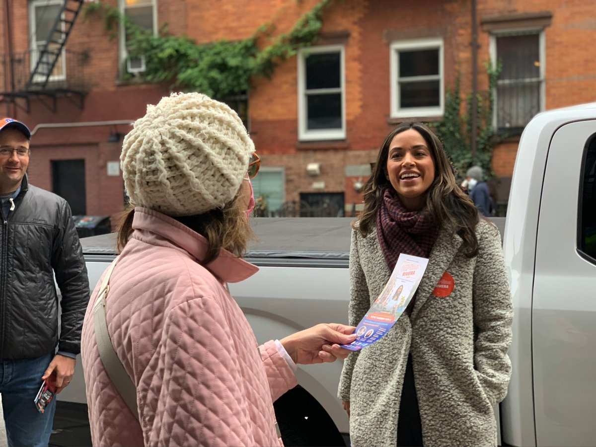 Two of #TeamCarlina’s favorite things: coffee and democracy ☕️🗳 Thanks to our friends from the <a href="/MigrantKitchen/">The Migrant Kitchen</a> Initiative for feeding the polls!