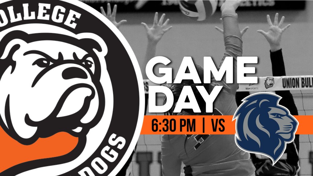 UnionBulldogs's tweet photo. 🏐SENIOR NIGHT🏐

The Bulldogs close out the regular season with one more home #AACWVB match

#UnionVolleyball 🆚 @JohnsonRoyals

📅 Tuesday, Nov. 2
⌛️ 6:30 pm
📍 Robsion Arena
📈 https://t.co/GsOzCba9u6
📹 https://t.co/Sj652XUgss

#RepTheU https://t.co/67pR7PuB4E