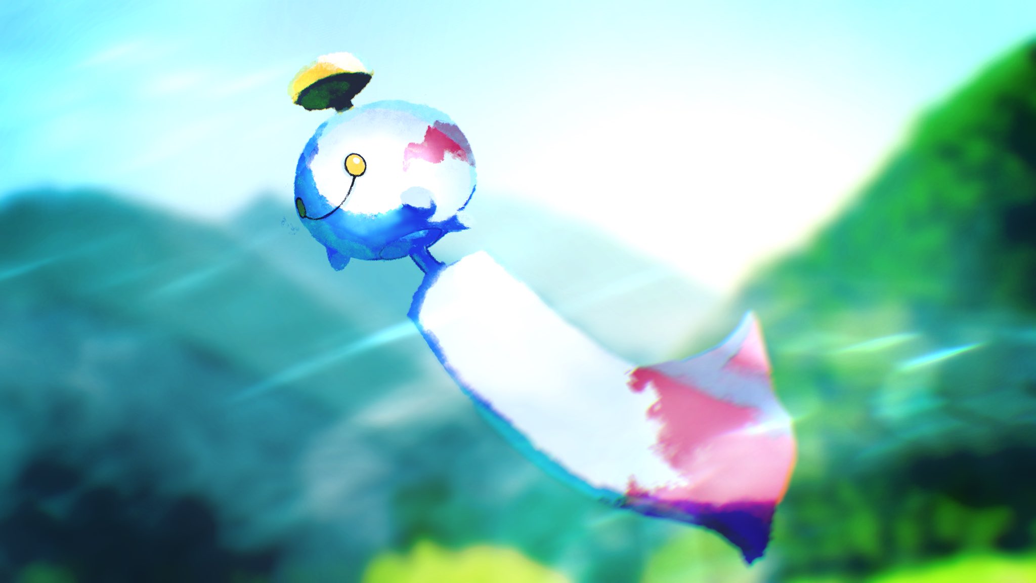 光苔 チリーン Chimecho ポケモンイラスト176日目 ポケモン チリーン T Co E5cf6fxk4p Twitter
