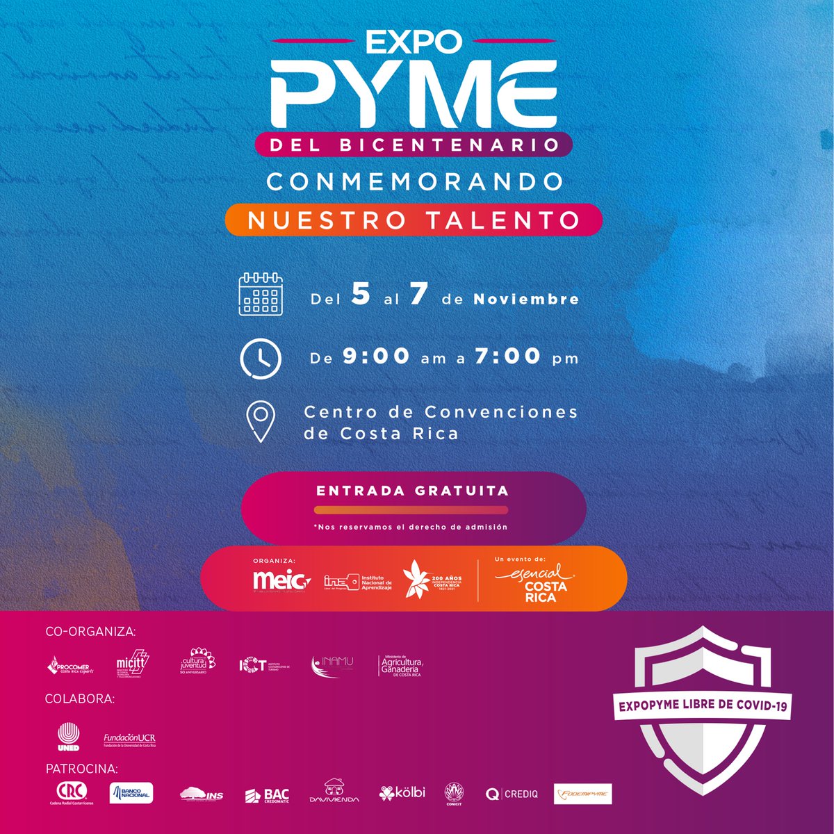 CNET_SA's tweet image. "Para cualquier emprendedor: si quieres hacerlo, hazlo ahora. Si no lo haces te vas a arrepentir" -Catherine Cook
Este año nos podrás encontrar siendo parte de la #EXPOPYME2021🌟 @MEIC_crc 
📍Les invitamos a participar de este evento, no se lo pierdan