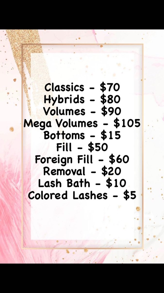 New month✨&amp; new blessings🌸!! Here is my updated price list for lash extensions💕!! Here is the link to book your lash appointments😇 square.site/book/LC8P8YF7K…