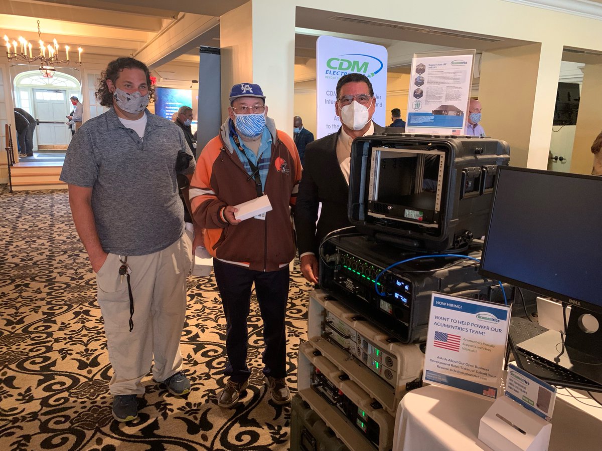 Acumentrics_Inc's tweet photo. Thank you to all who stopped by our table at the #APGTechExpo! Today’s raffle winners are Michael Jackson and Frank Milburn! Congratulations! #Power #Acumentrics https://t.co/KoVPWKBzhZ