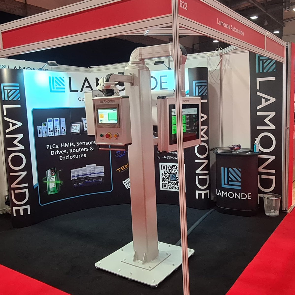 LamondeDotCom's tweet image. Great first day at @roboticsautoex 2021.

Products from @AutomationDirec, @CT_Drives @TeltonikaNET, @teknokol_as and @weintekfans on display. Come and see us on stand 622 tomorrow 

#Roboticsauto2021 #weintek #automationdirect #controltechniques #teknokol #teltonikanetworks