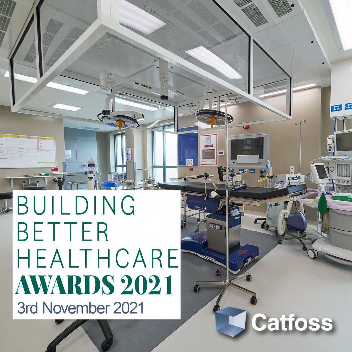 Good luck to all the nominees at tomorrow’s Building Better Healthcare Awards 2021!
As well as being entrants ourselves, Catfoss are proud sponsors of this fantastic event that recognises outstanding achievements in the delivery of healthcare estates projects.
