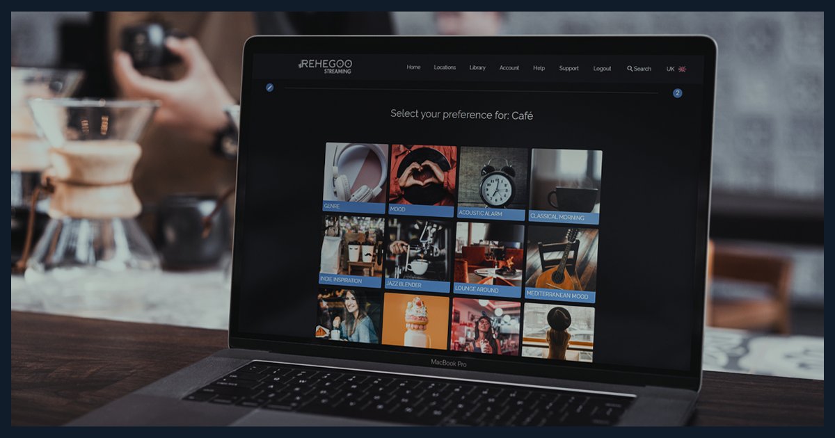Your customers care about the music. 
So should you.

Did you know:
▶ 83.9% of the customers notice the background music in the coffee shops?

Find the perfect music for your brand today #RehegooStreaming
▶️ rehegoostreaming.com