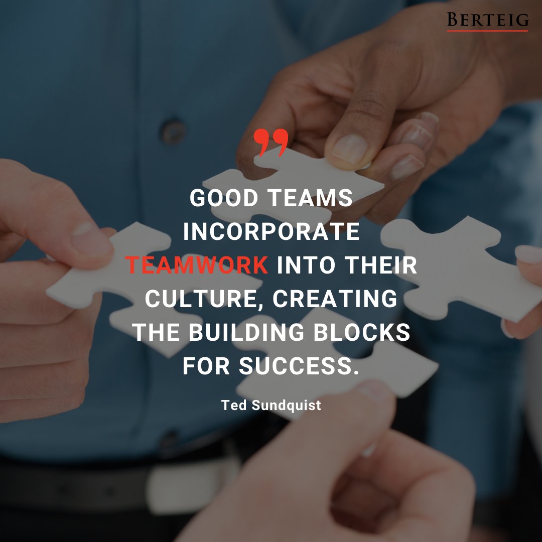 berteigofficial's tweet photo. #TuesdayThought on how teamwork is a building block for success. What are your building blocks for success?
#motivation #quote #tuesday #team #success #business #development #coach #realagility #berteig https://t.co/lhyIfA8X7X