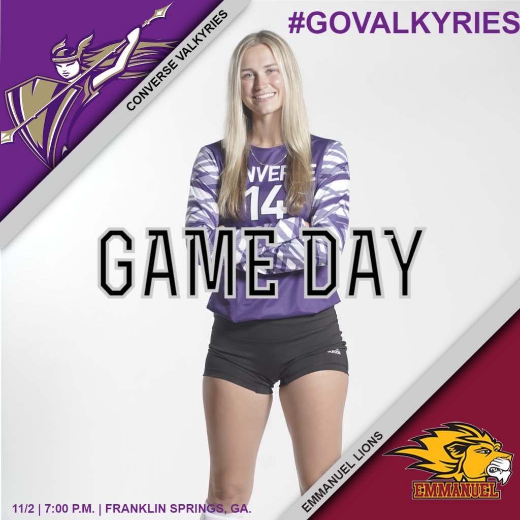 It's Game Day! Come watch us take on Emmanuel this afternoon! #GoValkyries 

🕖7:00 p.m.
📍Franklin Springs, Ga.
📊bit.ly/3k0B4br
🎥bit.ly/2Y8Sawd