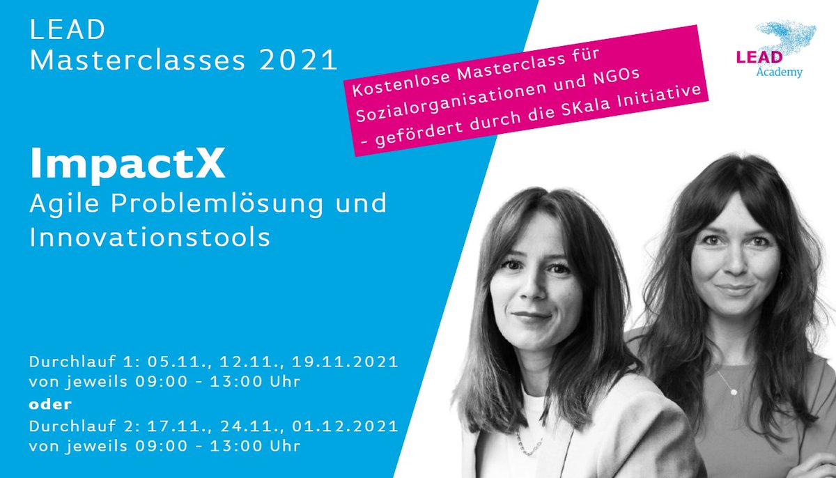 Steigere die #Sichtbarkeit und #Wirksamkeit Deiner Organisation! 💥
Diese kostenfreien 3-tägigen Masterclass #Masterclass ist für Sozialorganisationen &amp; NGOs und wird von der der SKala Initiative gefördert. 

>> bit.ly/3jVeBwj