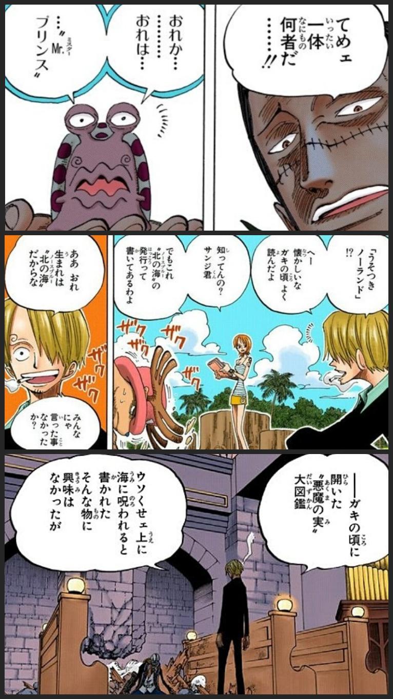まな 不意に明かされたキッドとローの 覚醒 に対し 年前から時間をかけ綿密に描かれているサンジの 外骨格 発現 に纏わる出生の伏線 サンジが担うキャラ設定や夢は One Piece の核心に迫るものでもあり 主人公ルフィと対比構造にあるサンジは 裏