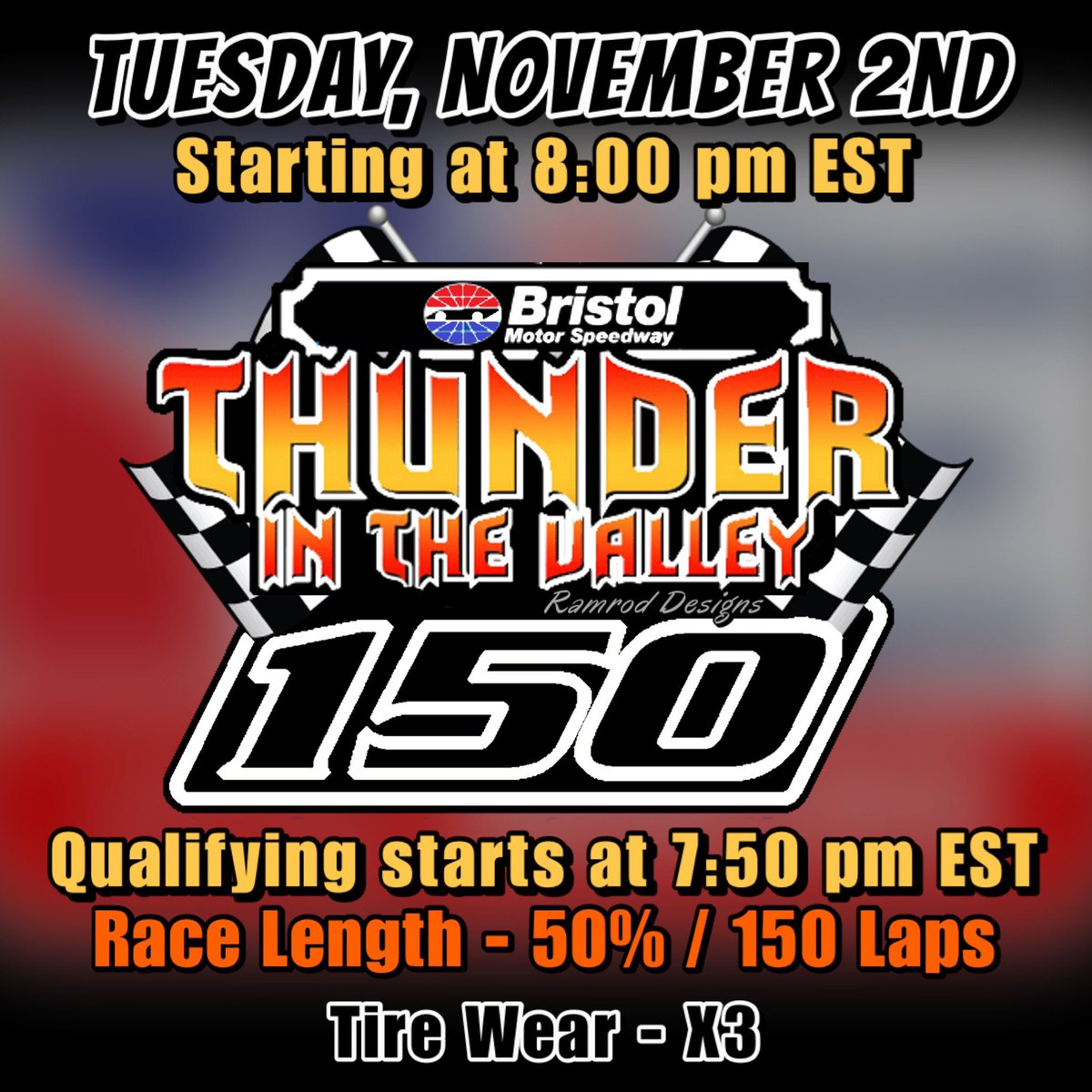 URL2019's tweet photo. Tonight the #URLxfinitySeries takes on the second to last race and the last chance for the Round of 8 drivers to make it to the Final 4! Tune in!
๐: @BMSupdates
๐บ: https://t.co/rIhDGlRZdD
๐บ: https://t.co/fJZjwBeAkV
๐: @NASCAR_Xfinity
๐: 8:00pm EST
#URLPlayoffs https://t.co/z41ASPgR4e