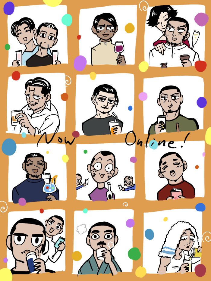 #とにかくワチャーッと集合してる絵を晒す見た人もやる 
ワチャ絵その3 