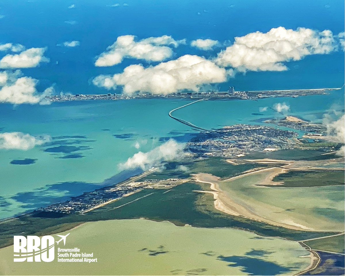 BRO_SPI_Airport's tweet photo. Only when you fly BRO you get to really enjoy these views!
SpaceX’s Starbase and South Padre Island are a short drive (under 30 minutes) from BRO.
No other Airport in the Valley brings you closer to where you want to go.
#FlyBrownsville ✈️
#CloserToWhereYouWantToGo
#BTX #SPI https://t.co/V7RpB2nZmE