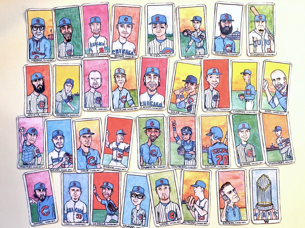 gummyarts's tweet image. Five years ago today, the #Cubs won the World Series.