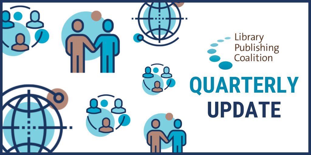 Extra, EXTRA: the latest <a href="/LibPubCoalition/">Library Publishing Coalition</a> Quarterly Update! 

Highlights include: 
👥New members and strategic affiliates
🚋#LPForum22 announcements
🏆 Kudos!

Read it all here: mailchi.mp/educopia/lpc-q…