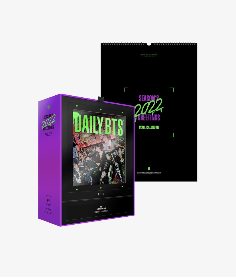 tetebuntae's tweet photo. BTS SEASON GREETINGS 2022 WALL CALENDAR GIVEAWAY (#SHAnta Shanine is coming to town)!

Mechanics: 
RT this tweet! 
Follow me with notifications on!
Reply done!
Tag a friend and BTS!

End time:
5 days 💜

Ships WORLDWIDE

Good luck everyone ! Winner will be randomly selected :) https://t.co/YPebyLEcgw
