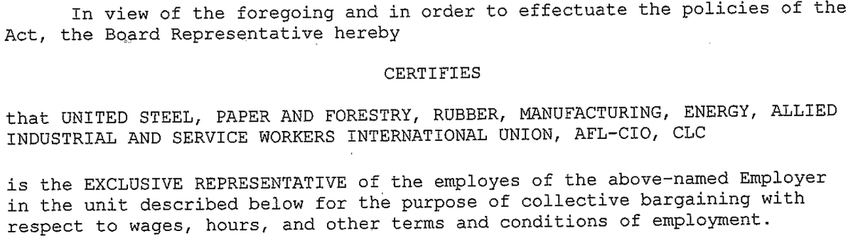 We have received our official certification as a union from the Pennsylvania Labor Relations Board. This makes it official! 🎉