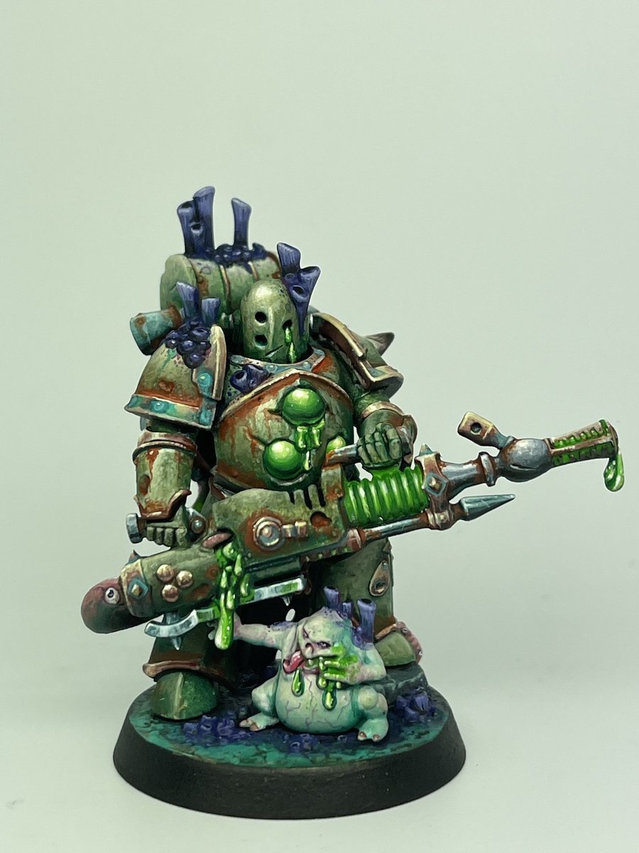 Plague Marine With The Plague Spewer Conversion : Deathguard40k - Foto 7