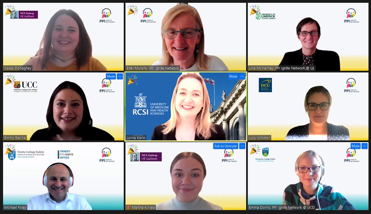 Big thank you to all who joined us today! What a buzz! <a href="/PPI_Ignite_Net/">PPI Ignite Network Ireland</a> organising team in celebratory mood afterwards. 
<a href="/SDinneen16/">Sean Dinneen</a> <a href="/hrbireland/">HealthResearchBoard</a> <a href="/IrishResearch/">We are now Research Ireland</a> <a href="/HRCIreland/">Health Research Charities Ireland - HRCI</a> <a href="/IPPOSI/">IPPOSI</a> <a href="/tusla/">Tusla - Child and Family Agency</a> <a href="/wendycostello2/">Wendy</a> <a href="/DerekCStewart/">Derek Stewart</a> <a href="/LarkinJames/">James Larkin</a> <a href="/05Yap/">Mei Lin Yap</a>