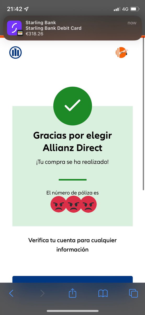 JCNdna's tweet photo. @AllianzDirect_E explicarme algo por favor… https://t.co/xYtqfcHJmI