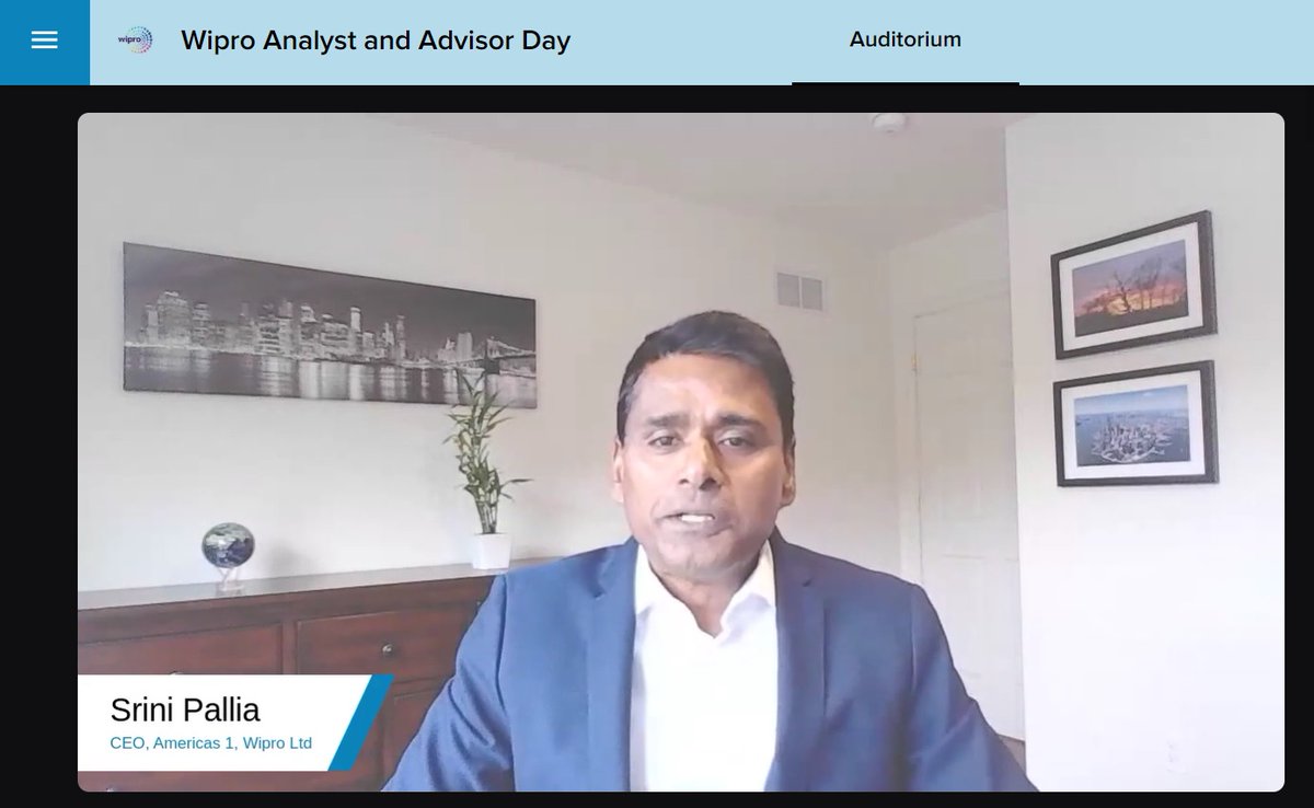Srini Palla, CEO Americas, <a href="/Wipro/">Wipro</a> talks about organic investments in cloud,  large deals and partnerships team, and account management team in Americas. 

#WiproAnalystDay #EIIRTrend #EIIREvents