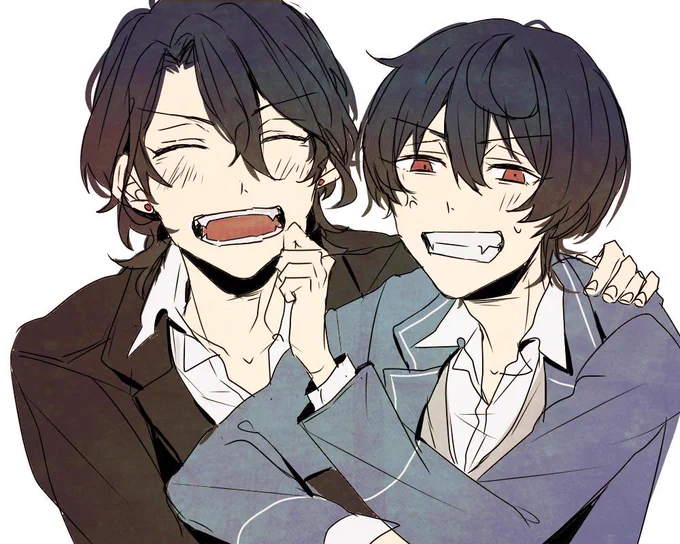 #朔間零誕生祭2021
朔間兄弟で🥳👏 