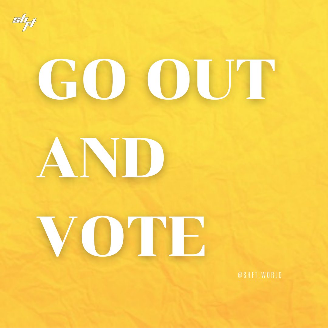 shftworld's tweet photo. Election Day 2021 is here! A handful of states like New York, Virginia, New Jersey and more are holding races today. Do your duty and vote! 

⚡️ #SHFThappens⁠ https://t.co/XnqAmeh2fE