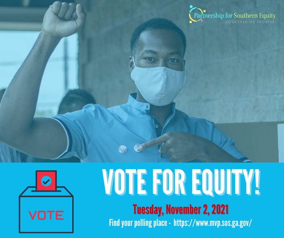 PSEquityMatters's tweet photo. Itโs #ElectionDay across the American South!
Our candidate is and will always be #RacialEquity.
If you care about just and fair inclusion make sure your candidates do too. #VoteForEquity TODAY!
#TogetherWeProsper โ๐ฟโ๐ฝโ๐ปโ https://t.co/wpB2oORAiS
