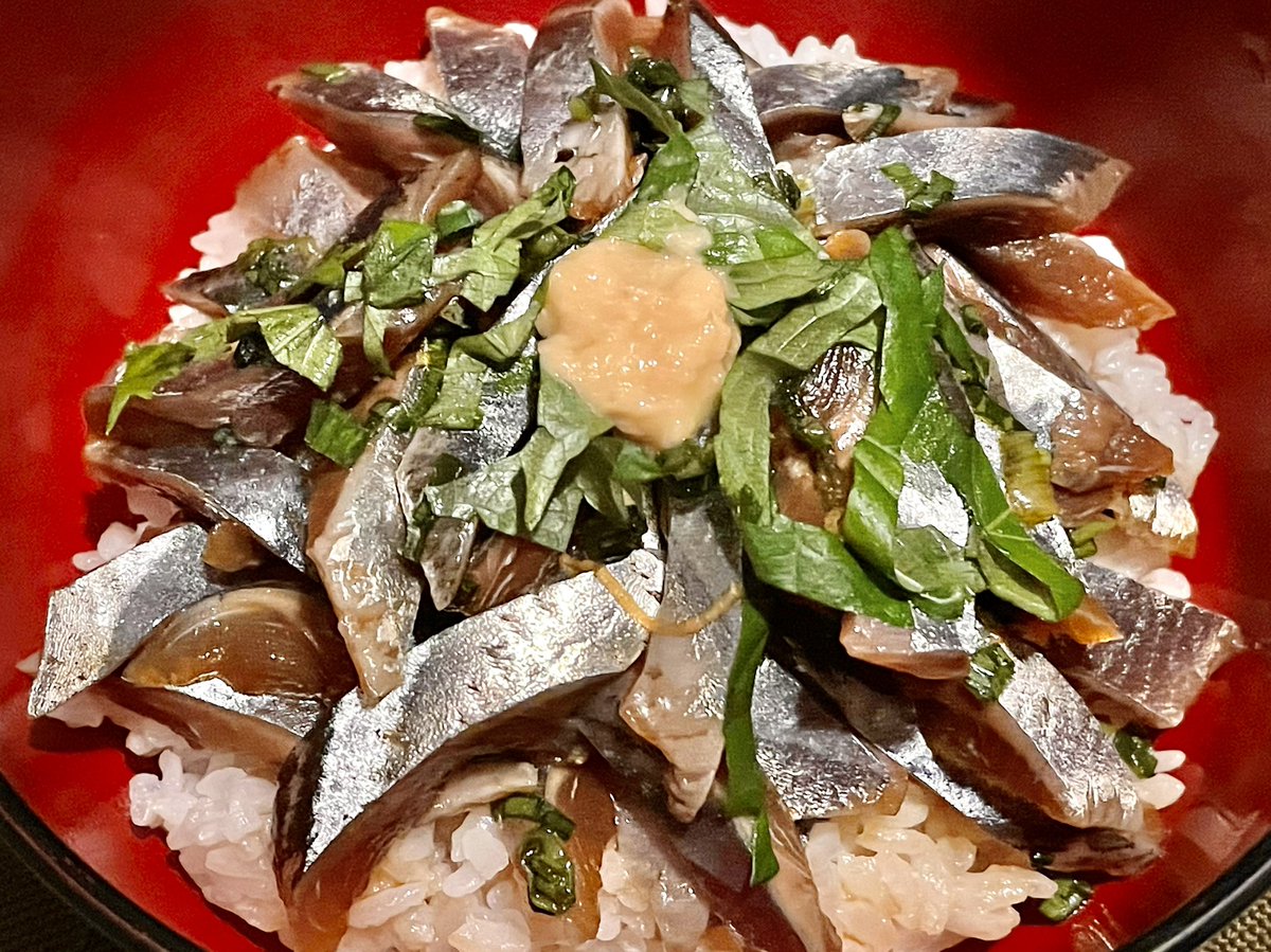 さんまの漬け丼食べるよ! 