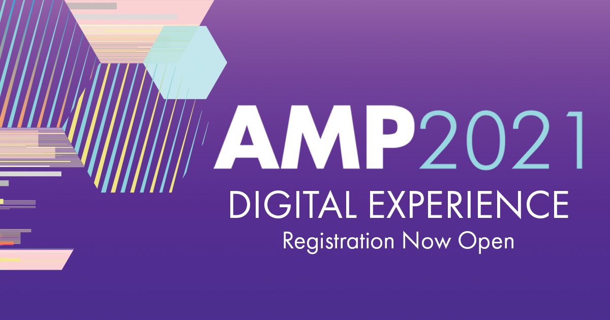 AMPath's tweet photo. Join AMP on November 15-19, 2021 for the AMP 2021 Digital Experience, a week of select annual meeting programming and free corporate workshops. We hope to "see" you there! https://t.co/VqssiqyLle #molpath https://t.co/dx4AcaMKAl