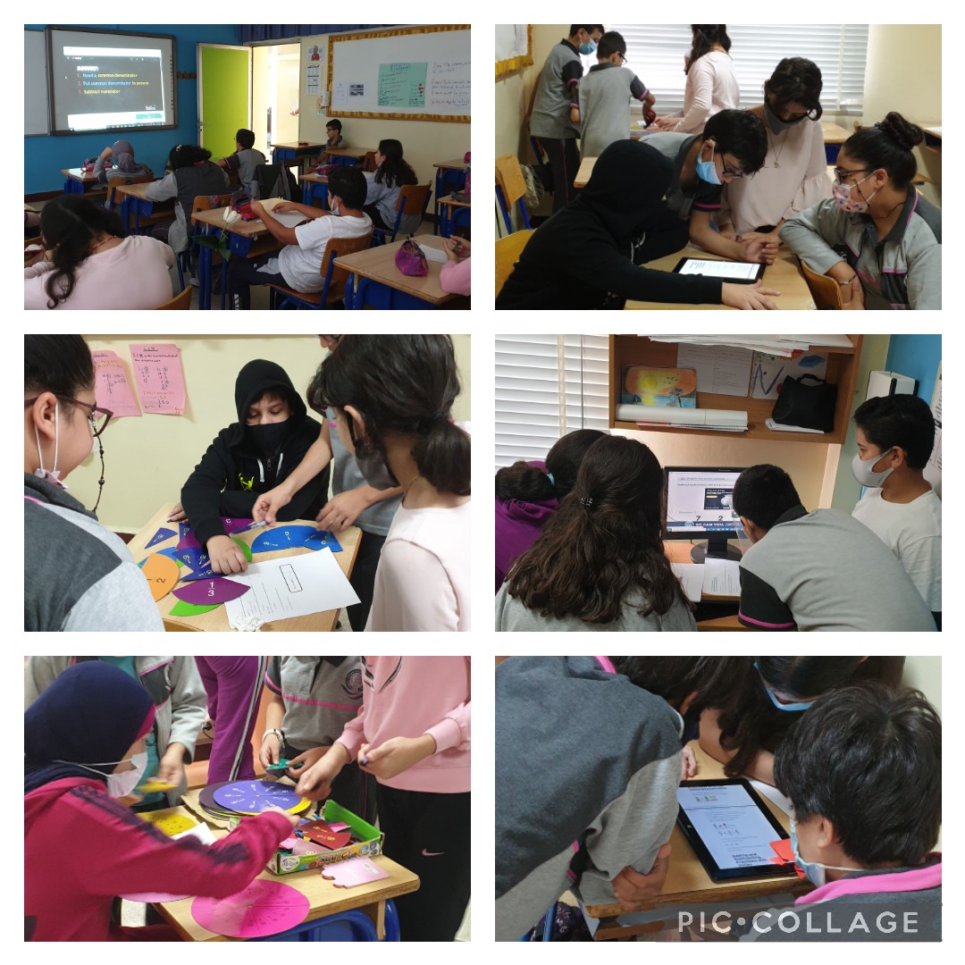 AytourHiba's tweet photo. Using a variety of instructional strategies, #Grade6 learners figured out how to add and subtract fractions.
#DifferentiatedActivity
@FawziehHn
@MakAishaSchool https://t.co/DmzcwcYnmY