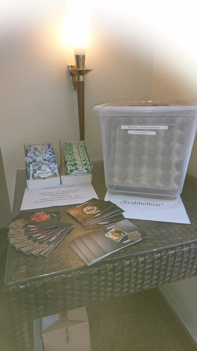 Teilnahme an der Beraterhochschultagung der #Lwk_niedersachsen mit einer #Krabbelkist und einer Vorstellung von #IFNext. Cracker von #Pinaks runden das Angebot ab.