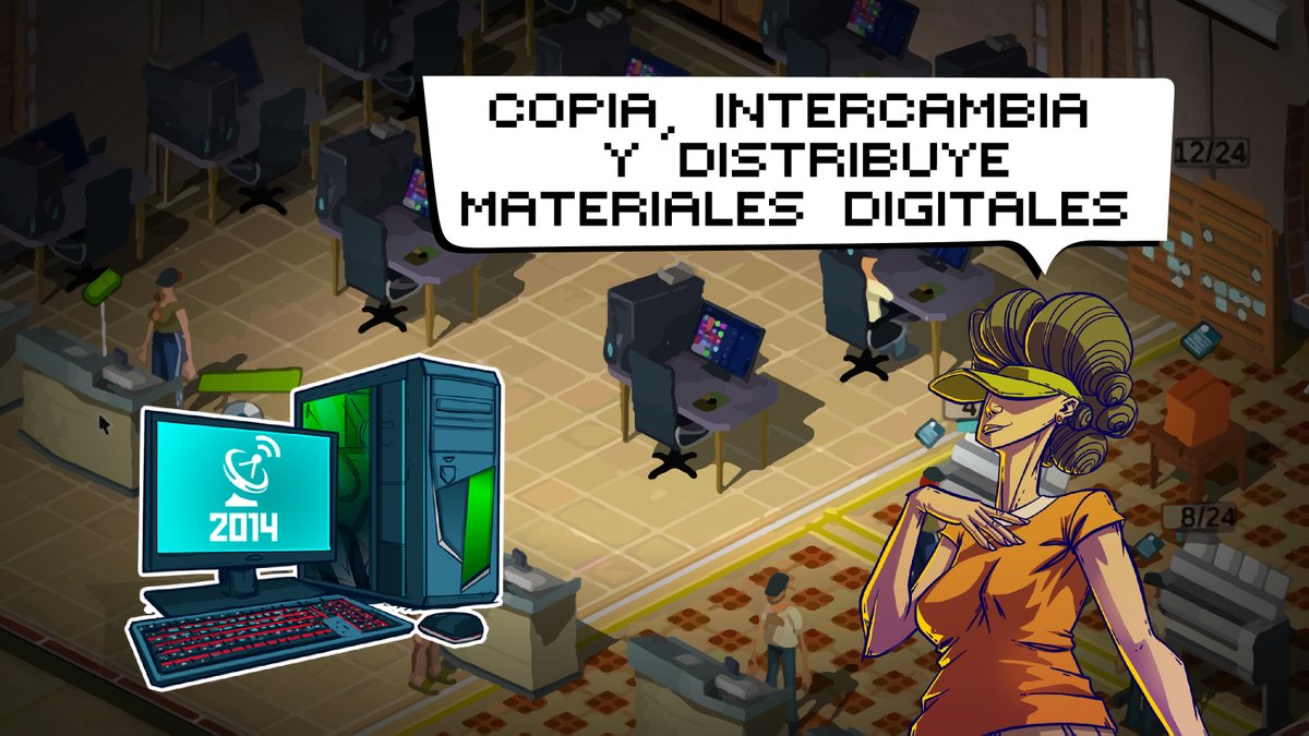 pake_town's tweet photo. 🎮💻🎞️ PakeTown es un juego atrevido que simula el desarrollo histórico del Paquete Semanal en Cuba, la famosa red alternativa de distribución de medios de entretenimientos en Cuba. Súper lanzamiento este 6 de noviembre. 😎 https://t.co/FtW1ilnQ0r   https://t.co/iwmvTjmFUf https://t.co/E2TVnz6NiX
