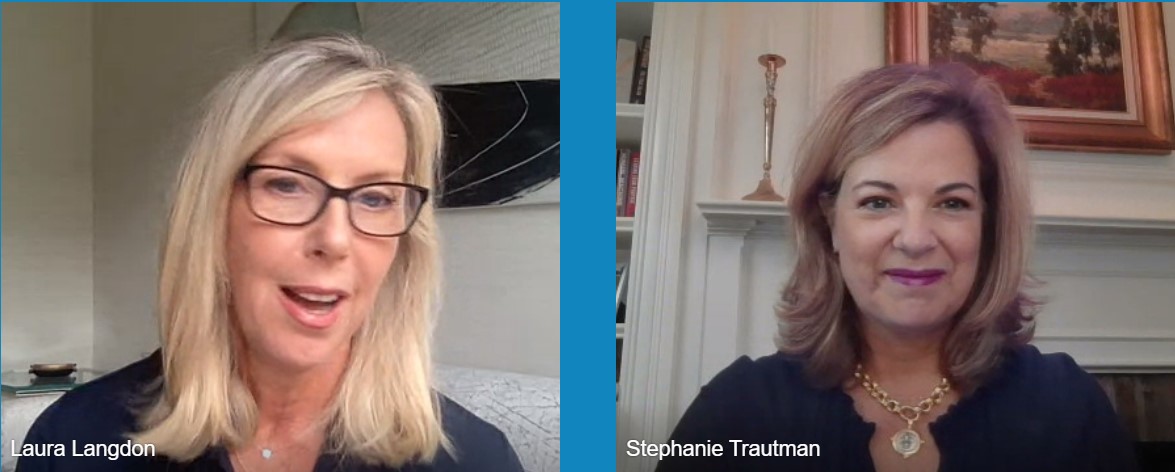 Next up #WiproAnalystDay, <a href="/Wipro/">Wipro</a> CMO Laura Langdon interviews Chief Growth Officer Stephanie Trautman. Trautman says  "the new WIPRO" is pushing decision making close to the client. Over last 18 months WIPRO has seen stand-out results (and strong female hires in the C-Suite!)