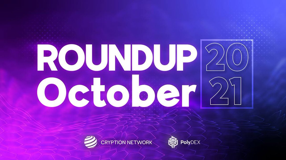 CryptionNetwork's tweet image. We’re pleased to present our far-reaching October Roundup, which provides an in-depth overview of the milestones that have recently been reached. 💫

✔️ Read more: bit.ly/3bxZhRI

Thanks for the constant support!🤝

$CNT #OctoberRoundup #CryptioNetwork