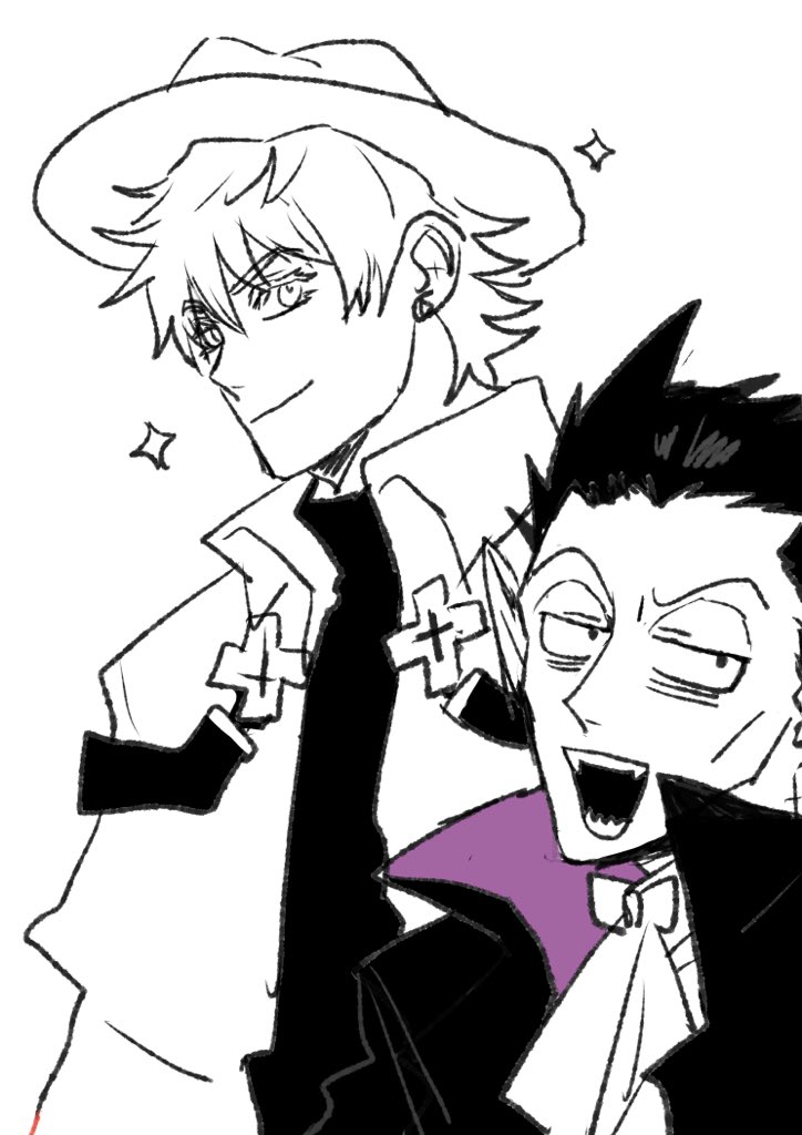 最近まつ毛がばさばさの男ばかり描いてる 