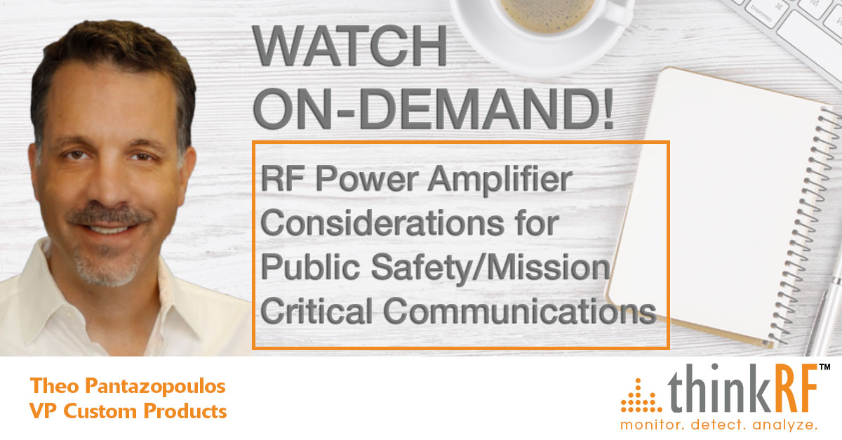 thinkrf's tweet photo. Check out our latest webinar to learn =how to avoid the limitations of traditional RF power amplifiers &amp; their potential impact on critical mission success https://t.co/K17y9fc8lZ
#thinkRF #5g #SIs #systemintegrators #iot #iiot #privatenetworks #missioncritical #RTSA #SIGINT #EW https://t.co/hUCIAXqApu
