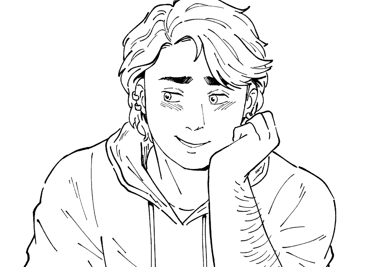 Revisiting an old piece to practice inking ✍️🏽 wip! 