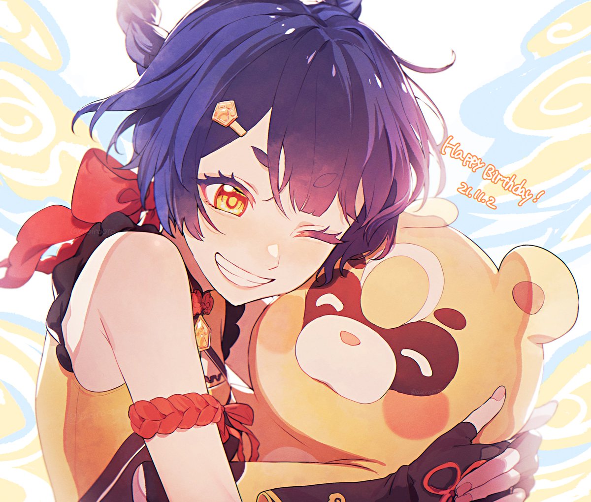 香菱|シャンリン(原神) 「#原神 #香菱生誕祭2021 #Xiangling ✨Happy 香菱|シャンリン(原神) 「#原神 #香菱生誕祭2021 #Xiangling ✨Happy